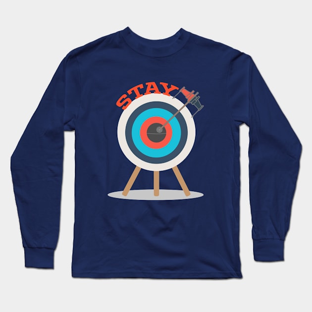 Stay on Target! Long Sleeve T-Shirt by wanderlust untapped